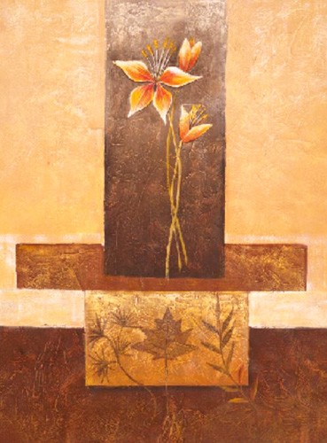 Blumen, Flor con Hojas Secas II, S. Sauci