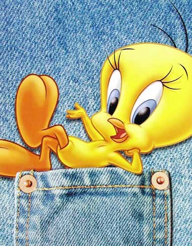 Tweety Jeans Poster 18x24 cm