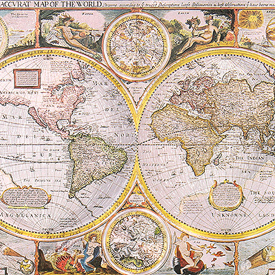 Historische Weltkarten