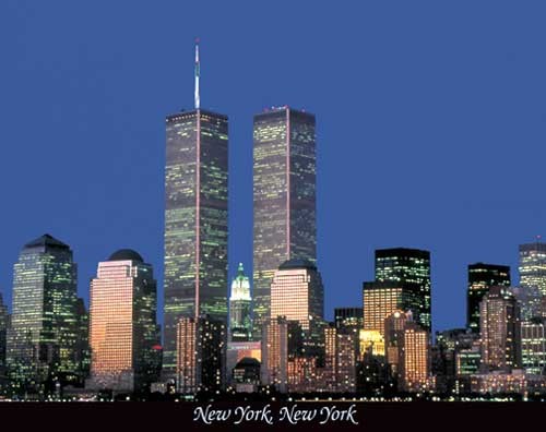 New York, WTC Kunstdruck 56x71 cm