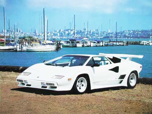White Lambo by Ron Kimball