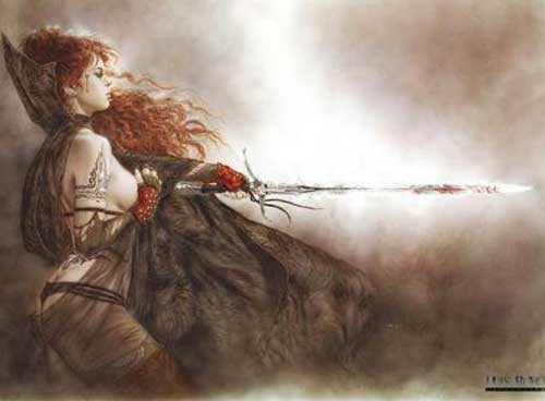 Red Sonja Luis Royo Poster