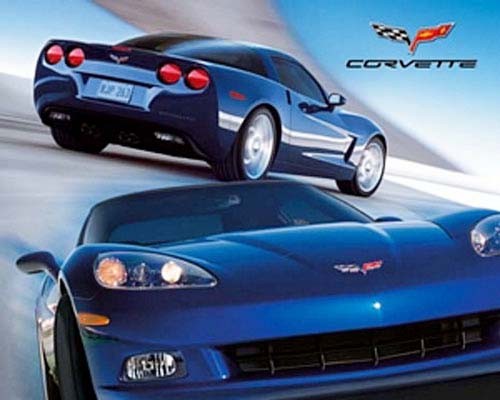 Corvette blau