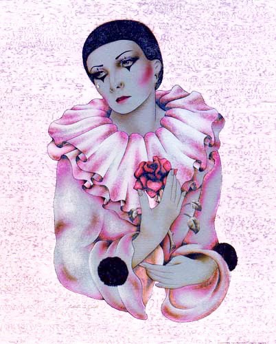 Pierrot und Rose by J. A. Smith