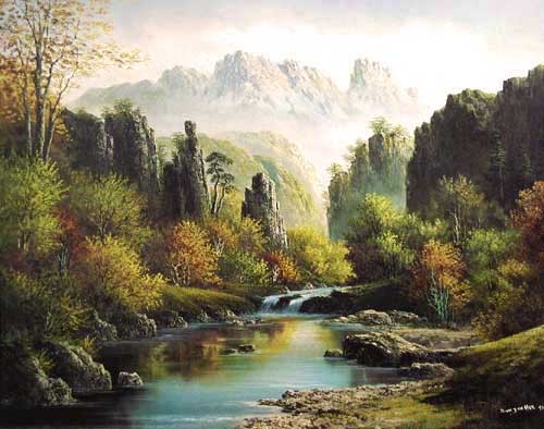 Herbst - Mt. Sorak- Alubild 43x54 cm