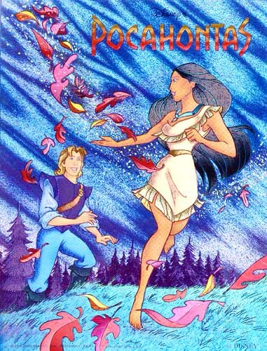Pocahontas -Herbst Postkarte