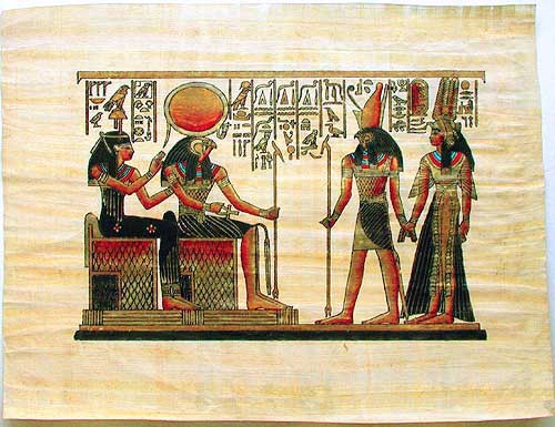 Amentet, Re-Harachte, Horus und Nefertari Papyrus