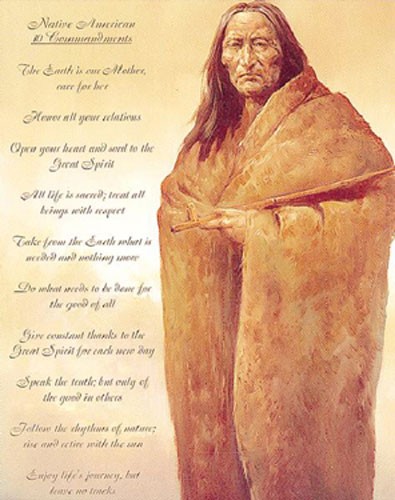 Native American 10 Commandments