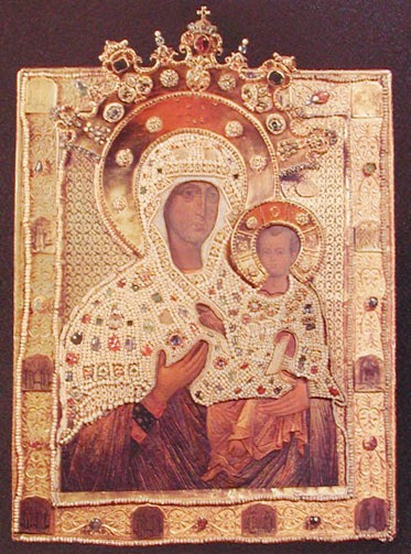 Dufex Alubild 16x21 cm: Icon of the Virgin by Kremlin Museums, Moscow