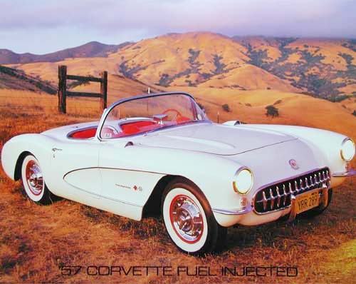 Corvette 1957 Fuel Injected by Brad Wagner