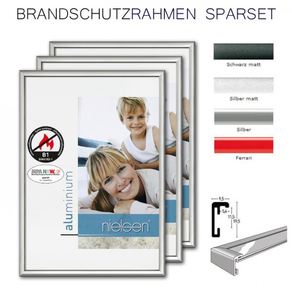 Nielsen Brandschutzrahmen 40x60, Classic