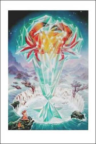 Sternzeichen Fische von Enrique Nieto - Kunstdruck / Poster 30,5 x 44 cm 