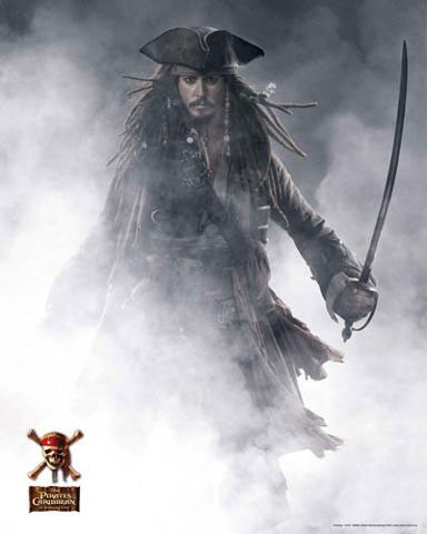 Johnny Depp, Fluch der Karibik 3- Poster