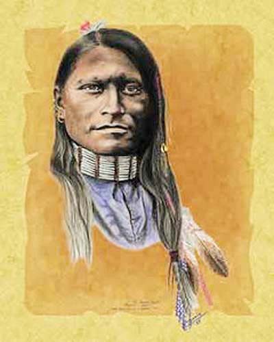 Red Armed Panther Cheyenne, Scout Indianer | Indianer / Western | Kunstdrucke, | Fantastic Pictures