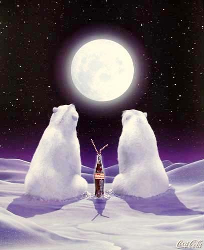 Coca-Cola Bears, Moon *