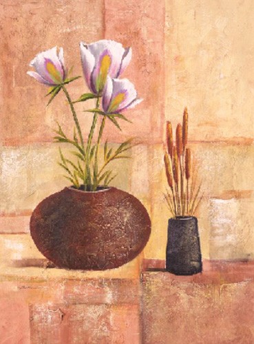 Blumen, Flores sobre abstracto III, Beltran