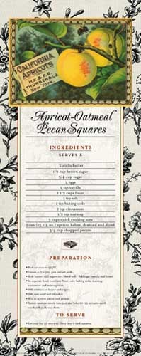 Apricot- Oatmeal Lecan Squares
