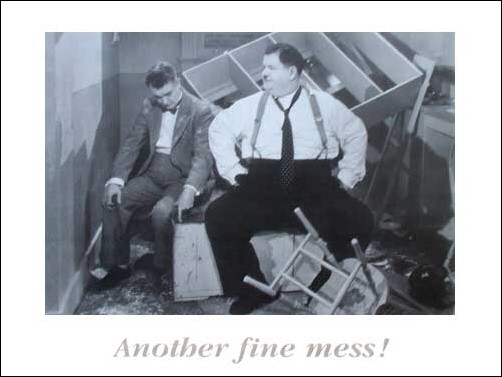 Laurel und Hardy Poster