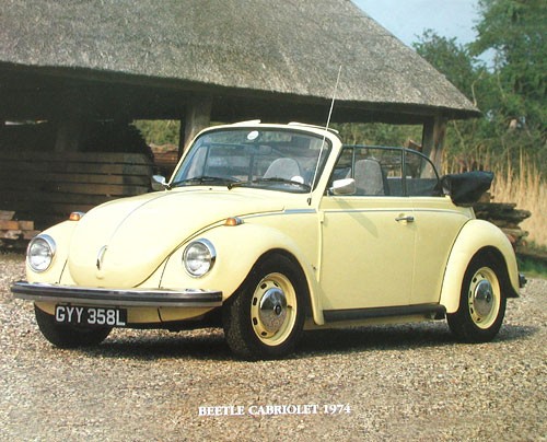 VW Beetle Cabriolet 1974